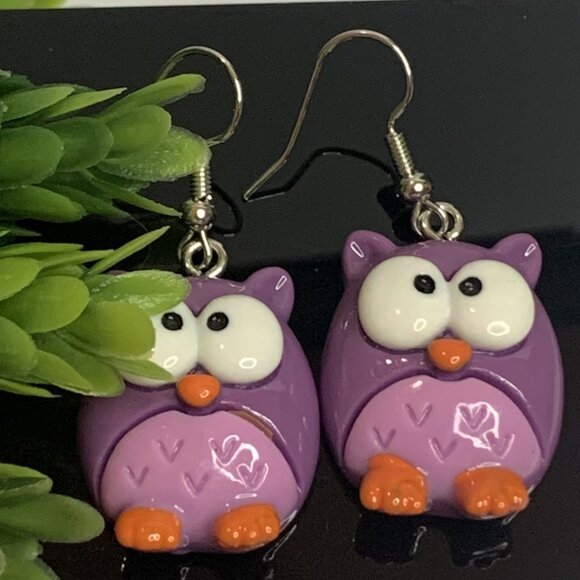 Owl Earring, Bird Earring, Owl Jewelry, Teacher Earring, Teacher Appreciation - Picture 1 of 5